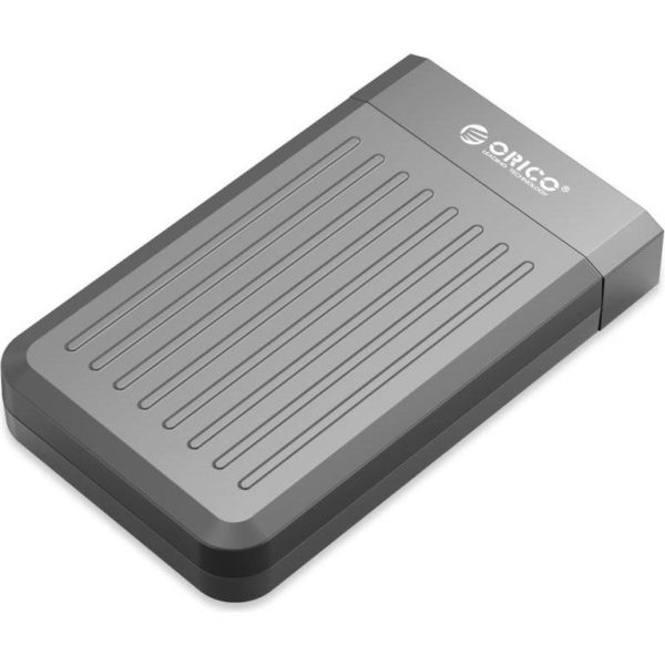 Orico vanjsko kućište 3.5" SATA HDD/SSD s adapterom, do 9.5 mm, tool free, USB3.1 Gen1 tip C, sivo (ORICO-M35C3-EU-GY-BP-A)