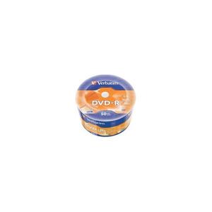DVD-R Verbatim 4.7GB 16× Matt Silver Wagon Wheel 50 pack