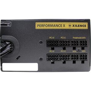 Xilence 750W Performance X+, ATX 3.0 80+ GOLD, polumodularno, aktivan PFC, 4×PCIe, 6×SATA, 20+4-pina, 140mm ventilator, crno