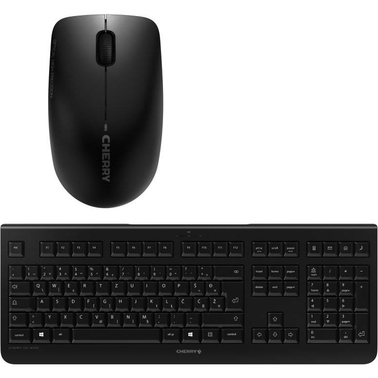 Cherry DW 3000 bežična tipkovnica + miš, crna - Slika 3