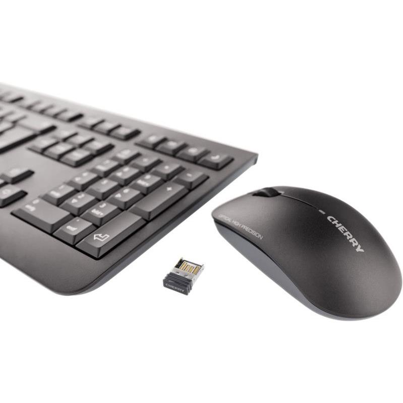 Cherry DW 3000 bežična tipkovnica + miš, crna - Slika 4
