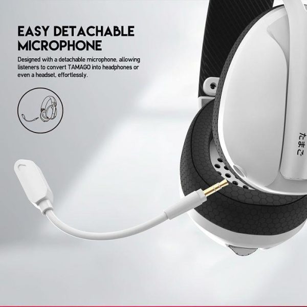 BLUETOOTH STEREO SLUŠALICE FANTECH BT5.2, WI-FI 2.4G, TIP C TAMAGO WHG01 CRNE - Slika 4