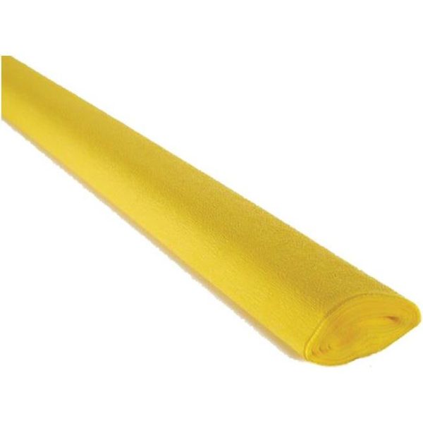 Papir krep 40g 50x250cm Cartotecnica Rossi 292 limun žuti, 000000644