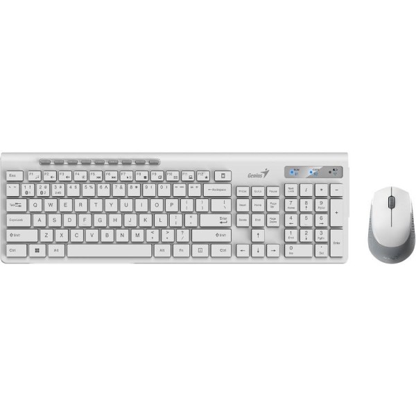Genius SlimStar 8230, bež. tipkovnica i miš,silent