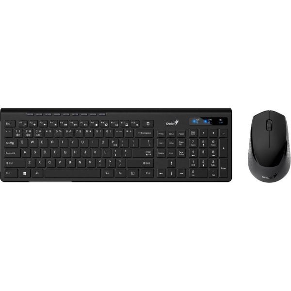 Genius SlimStar 8230, bež. tipkovnica i miš,silent