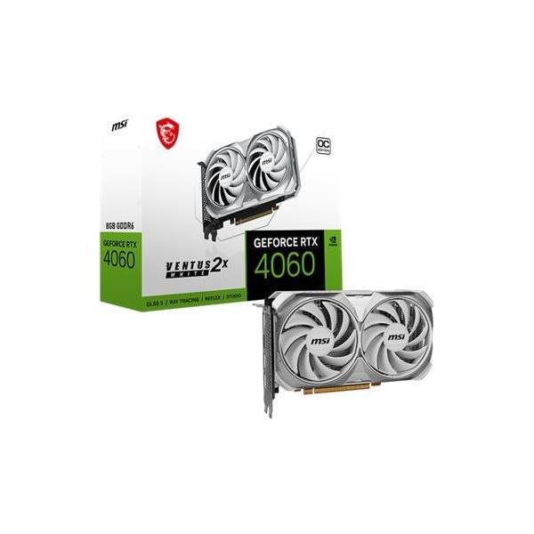 Grafička kartica VGA MSI RTX 4060 VENTUS 2X WHITE 8G OC 912-V516-032, 912-V516-032