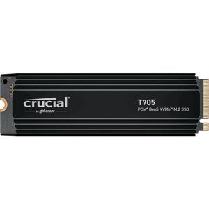 Crucial T705 1TB PCIe Gen5 NVMe M.2 SSD with heatsink, CT1000T705SSD5