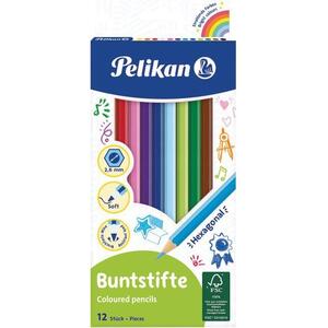 Boje drvene 12boja Pelikan 724005 blister, 000035430
