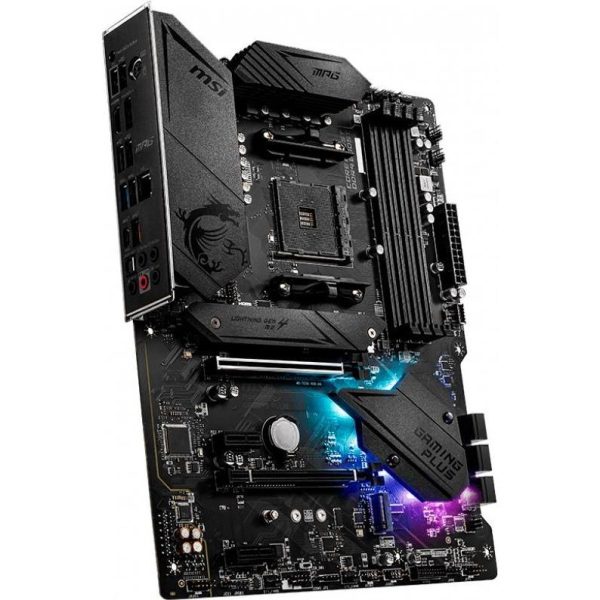 MSI Main Board Desktop MPG B550 GAMING PLUS (AM4, 4xDDR4, 1xPCI-E x16, 2xPCI-E x1, 2xM.2, 6xSATA3, HDMI, DP, ATX, retail)