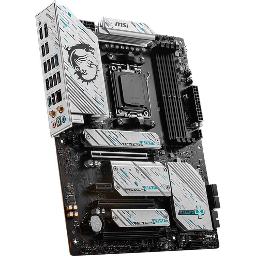 MSI X670E GAMING PLUS WIFI, ATX, Socket AM5, AMD x670 4 x DDR5 UDIMM Dual Channel up to 7800+(OC)MHz, 1x PCIe 4.0/3.0 x16 slot, 4x M.2 slots, 4x USB 3.2 Gen 1 ,4x USB 2.0, 1x HDMI, 1x DP, WiFi, BT, 2.