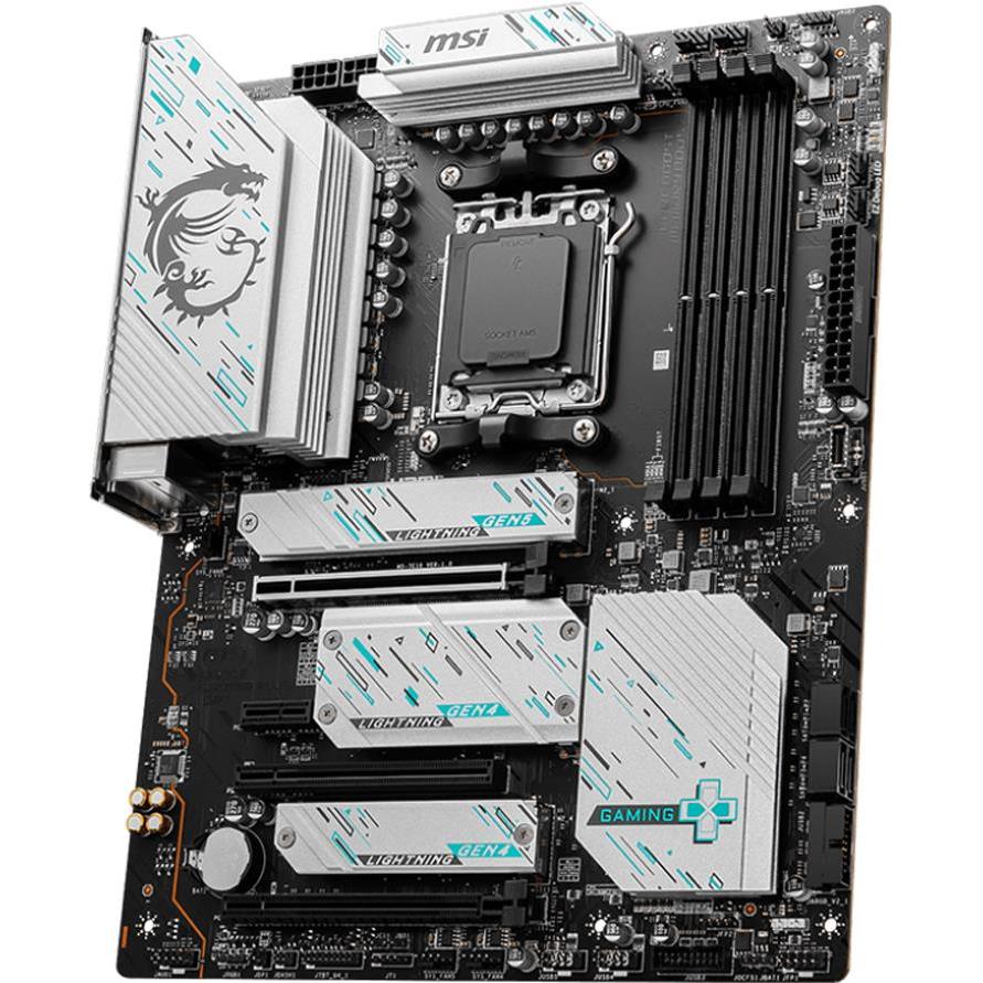 MSI X670E GAMING PLUS WIFI, ATX, Socket AM5, AMD x670 4 x DDR5 UDIMM Dual Channel up to 7800+(OC)MHz, 1x PCIe 4.0/3.0 x16 slot, 4x M.2 slots, 4x USB 3.2 Gen 1 ,4x USB 2.0, 1x HDMI, 1x DP, WiFi, BT, 2. - Slika 2