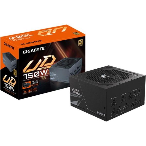 GIGABYTE UD750GM PG5 Power Supply 750W, PCIe Gen5 16Pin, Modular, 80 PLUS Gold, Japanese capacitors, 120mm smart control fan, EU plug - Slika 2