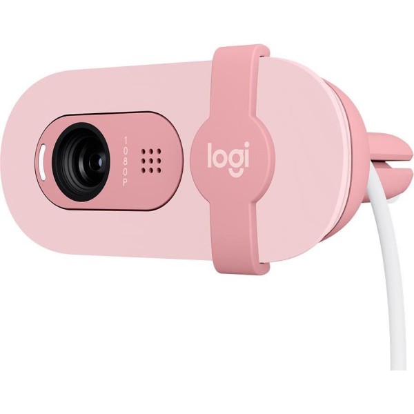 LOGITECH Brio 100 Full HD Webcam - ROSE - USB