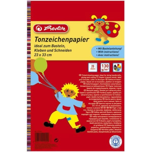 Kolaž papir 20L 23x33cm Herlitz 229401