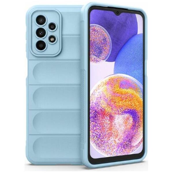MM TPU SAM GALAXY A55 5G HARD PROTECTION WAVES light blue