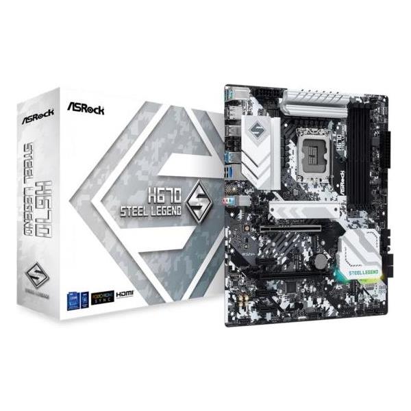 Asrock Intel LGA1700 H670 STEEL LEGEND, H670 STEEL