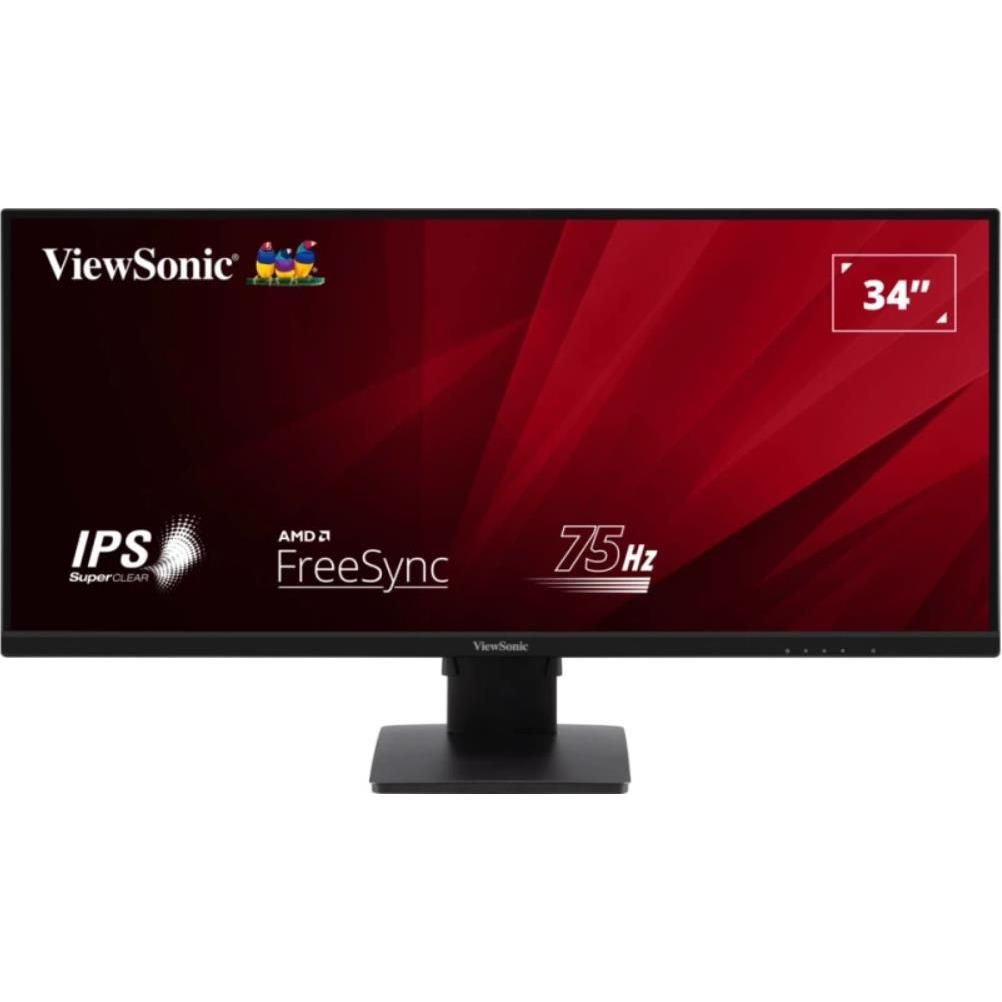 ViewSonic Monitor VA3456-MHDJ 34" 3440x1440, IPS, 75Hz, 2xHDMI 2.0, DP, Speakers