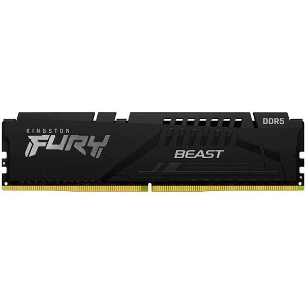 Kingston 16GB 6000MT/s DDR5 CL30 DIMM (Kit of 2) FURY Beast Black XMP, KF560C30BBK2-16