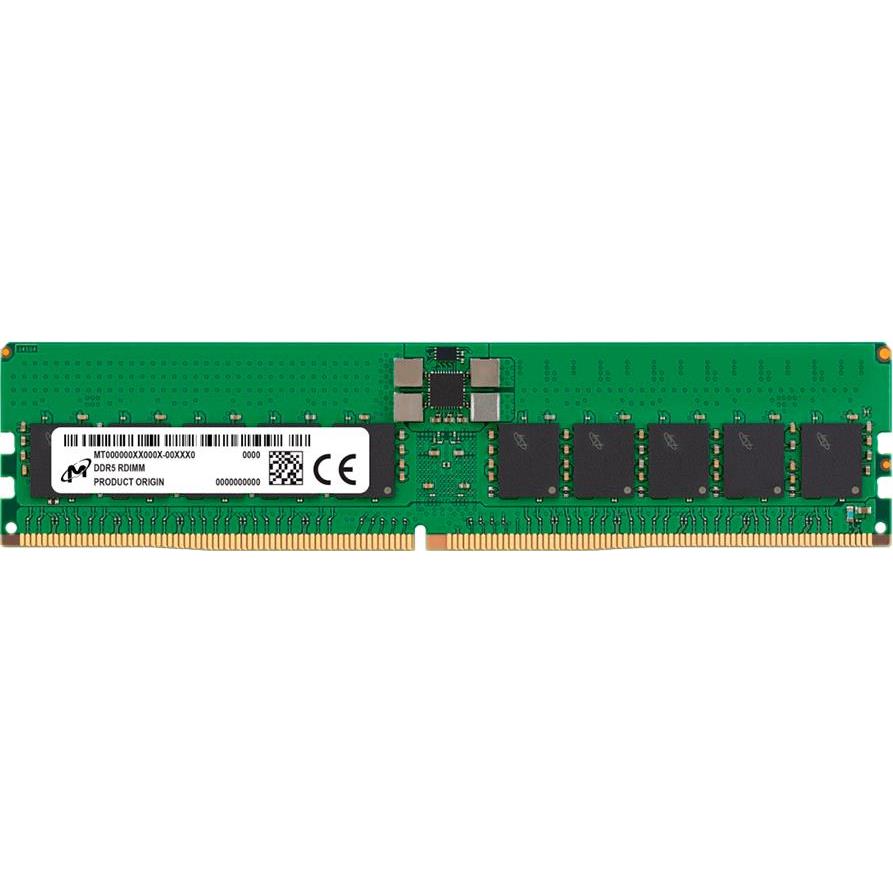 Micron DDR5 RDIMM 32GB 2Rx8 4800 CL40 (16Gbit) (Single Pack), MTC20F2085S1RC48BR