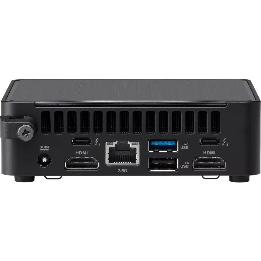 ASUS NUC 14pro/RNUC14RVHU700000I/Intel Ultra 7 155H/Intel Arc graphics/4xUSB/M.2 22x80 NVMe; 22x42 NVMe/2.5'' SATA slot/2,5Gbe LAN/2xHDMI/ 2x Thunderbolt 4 (USB-C+DP)/no Storage/no RAM/AX211.D2WG.NV/n