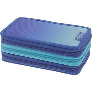 Pernica puna 3zipa Dip Dye Herlitz 50046348 tirkizno plava