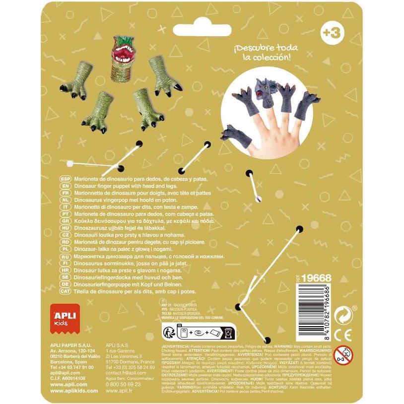 Display Apli figure za prste T-rex i Triceratops 10/1 sortirano 19621