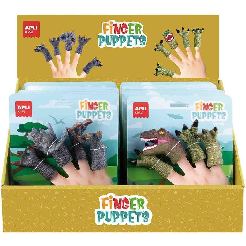 Display Apli figure za prste T-rex i Triceratops 10/1 sortirano 19621 - Slika 3