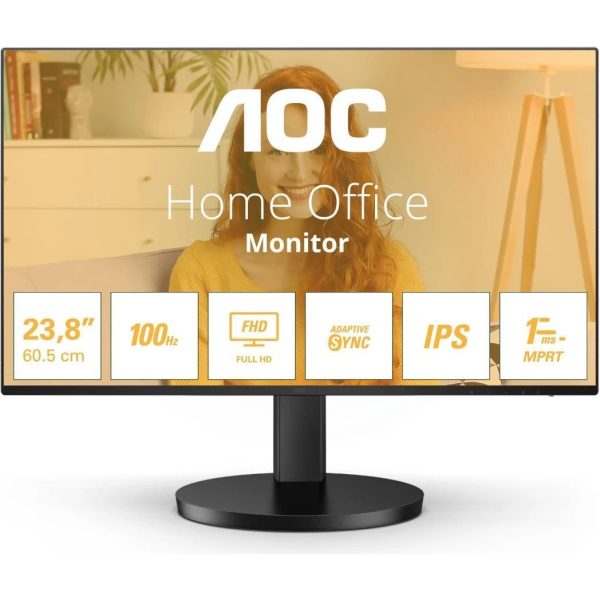 AOC LED IPS 23,8" 24B3HA2, VGA, HDMI, zvuč., 100Hz