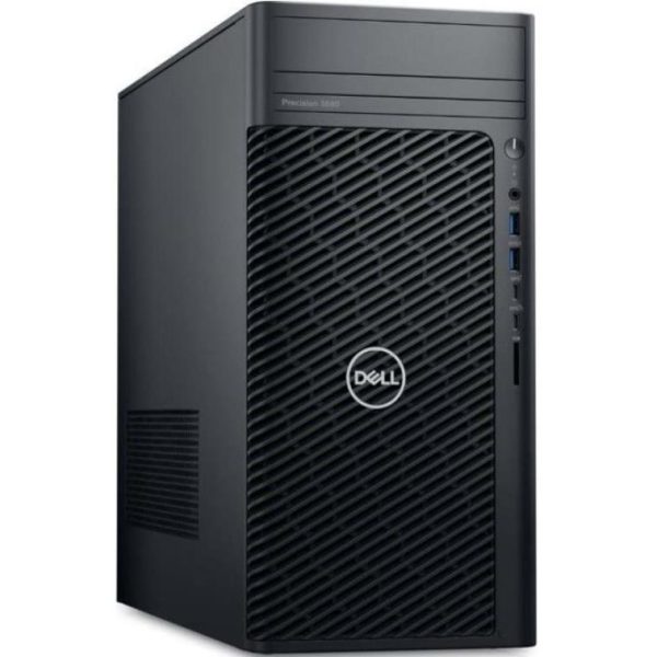 Dell Precision 3680 Tower, 1000W, Intel Core i9-14900K (36MB, 24C/32T, 6.0GHz, 125W), 32GB (2x16GB) DDR5, M.2 1TB PCIe, Intel Integrated, 2xDP, 4xUSB-C, 6xUSB-A, RJ-45, SD CR, Mouse/Kb, Win11Pro, 3Y P