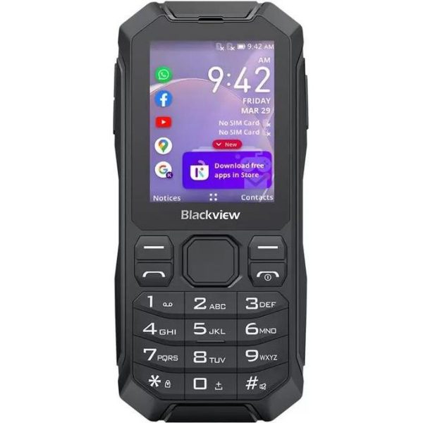 BLACKVIEW N1000 1/4 GB CRNA + STALAK ZA PUNJENJE