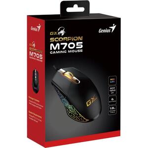 Genius Scorpion M705, igraći miš, RGB, 7200dpi