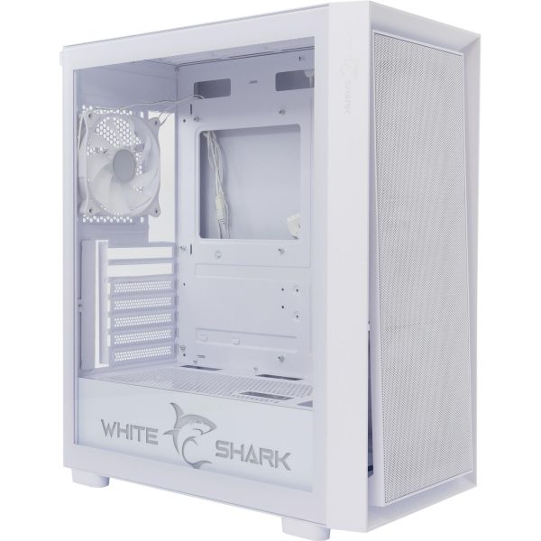White Shark KUĆIŠTE GCC-2401 WARHEAD-3 BIJELO / 4 Fans 12cm RGB