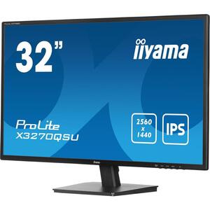 IIYAMA Monitor LED X3270QSU-B1 31.5" IPS WQHD 2560 x 1440 @100Hz 250 cd/m2 1200:1 3ms HDMI DP USB Hub Tilt zvučnici