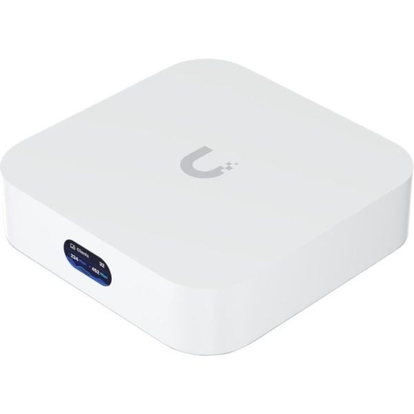 Ubiquiti UX-EU UniFi Cloud Gateway and WiFi 6 access point that runs UniFi Network. Powers an entire network or simply meshes as an access point Built-in WiFi6 (2x2 MIMO), 140 m2 (1,500 ft2) single-un