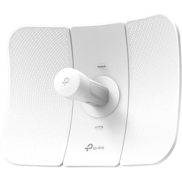 TP-Link CPE710 5 GHz AC867 23 dBi Outdoor CPE, 1 × Gigabit Shielded Ethernet Port, 867 Mbps at 5 GHz, 23 dBi, 30+ km, IP65 Weatherproof, Passive PoE, Centralized Management, Spectrum Analyzer, AP/Clie