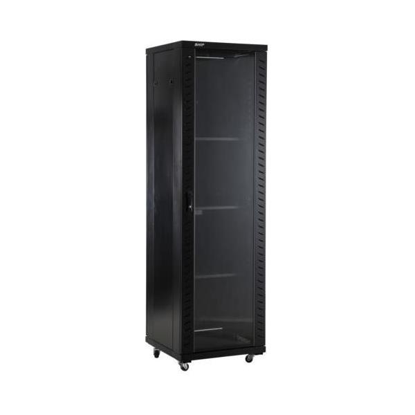 NaviaTec podni mrežni ormar 42U 600 x 800mm, crni FCAB42U-6008B