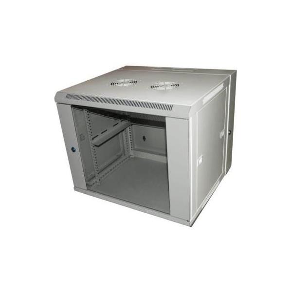 NaviaTec zidni mrežni ormar 18U 600 x 550mm, dvodjelni, SB serija WCAB18U-D6055G