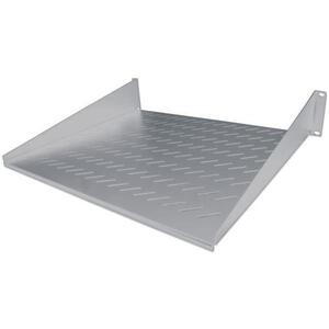 NaviaTec 19" polica za mrežni ormar, 400 mm, 2U, Cantilever, siva