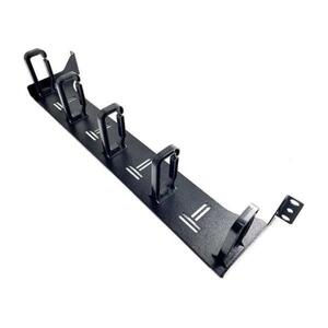NaviaTec vodilica kablova 19" s 5 prstena, 1U uspravna, crna