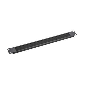 NaviaTec vodilica kablova 19" s četkom, 1U horizontalna, crna