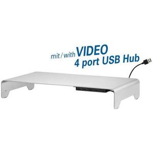 Transmedia Monitor Laptop Stand, USB Hub