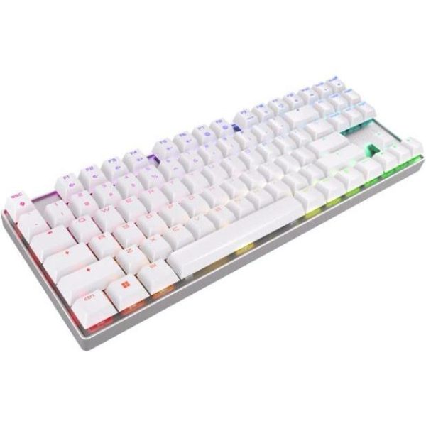 Cherry MX 8.2 TKL bežična (RGB) mehanička tipkovnica,MX red, USB, bijela - Slika 3