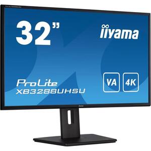 IIYAMA 32" XB3288UHSU-B5 (31.5") 3840×2160 VA, HAS, 3ms, FreeSync, 2×HDMI/DP, 2×USB3.0, zvučnici, crni