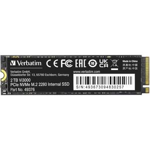 Verbatim Vi3000 2TB SSD M.2 NVMe PCIe Gen3x4, R/W: 3100/2200MB/s