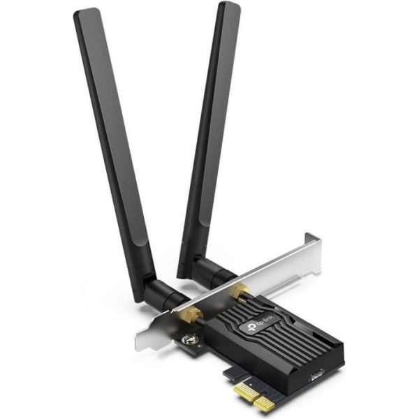 TP-Link AX3000 Archer TX55E bežični Dual-Band Wi-Fi 6 BT5.2 PCI-E adapter 574Mbps/2402Mbps (2.4GHz/5GHz), 802.11ax/ac/n/a/g/b, 2× dual band antene - Slika 4