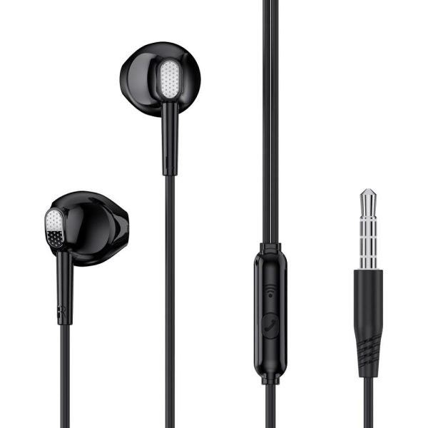 Slušalice s mikrofonom XO EP52 jack 3,5mm black, EP52