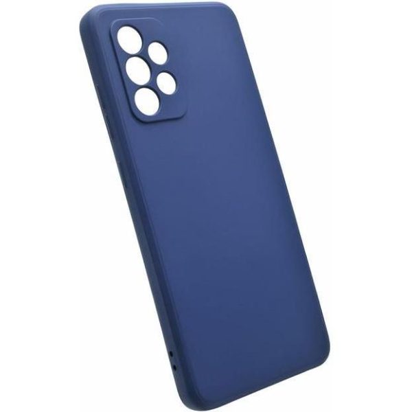 MASKICA +CLASS SILICONE EDGE ZA SAMSUNG A52 5G A526 A52S 5G A526 TAMNO PLAVA