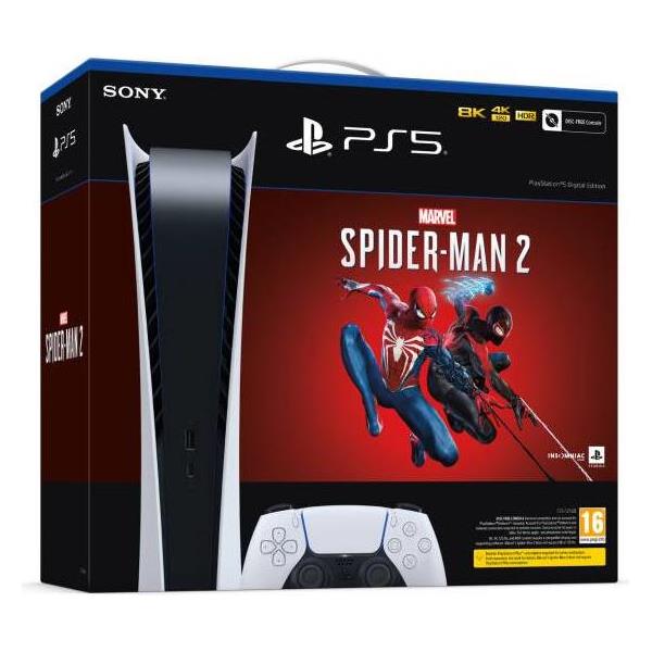 PlayStation 5 Slim Digital Edition D chassis + Marvel's Spider-Man 2 VCH