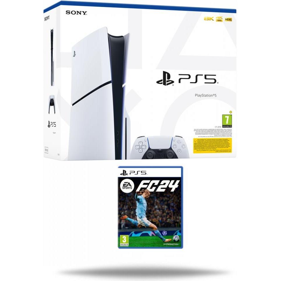 Playstation 5 Slim D chassis + igra EA Sports FC24 PS5