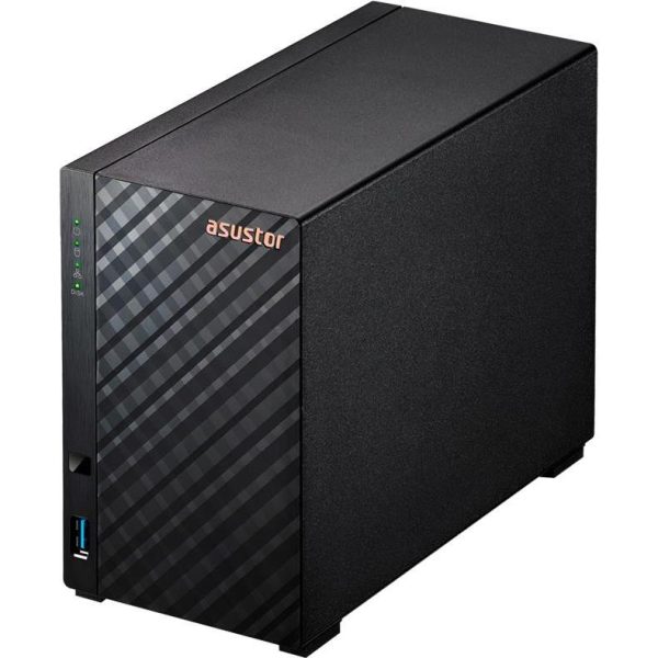 ASUSTOR NAS AS1102TL Drivestor2 Lite 2x 3.5'' - 1x 1Gbe Realtek QuadCore RTD1619B 1.7GHz 1GB single PSU desktop